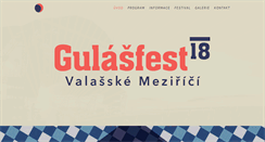 Desktop Screenshot of gulasfest.cz