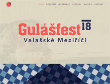 Tablet Screenshot of gulasfest.cz